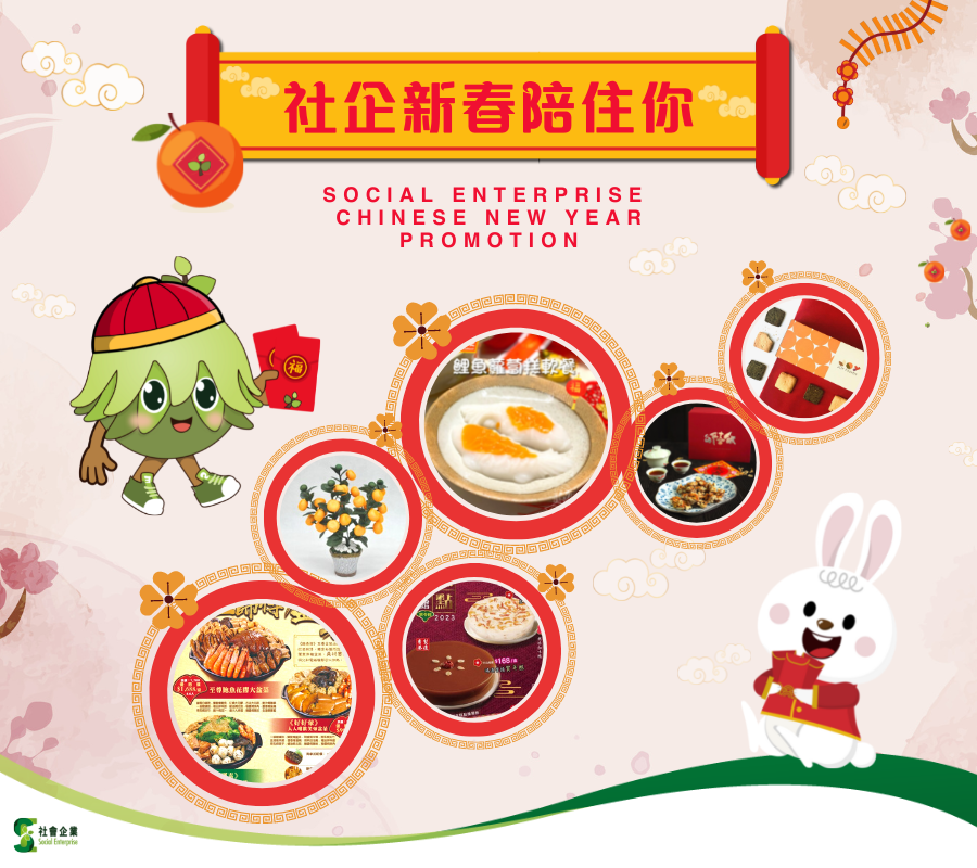 Social Enterprise Chinese New Year and Valentine's Day Promotion moblie